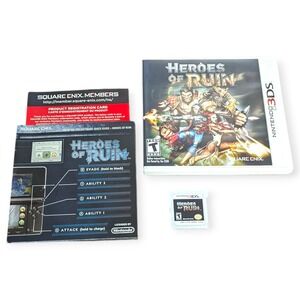 Heroes of Ruin Nintendo 3DS Game Complete with Case and Manual